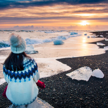 GLACIER LAGOON AND DIAMOND BEACH, Arctic Mike