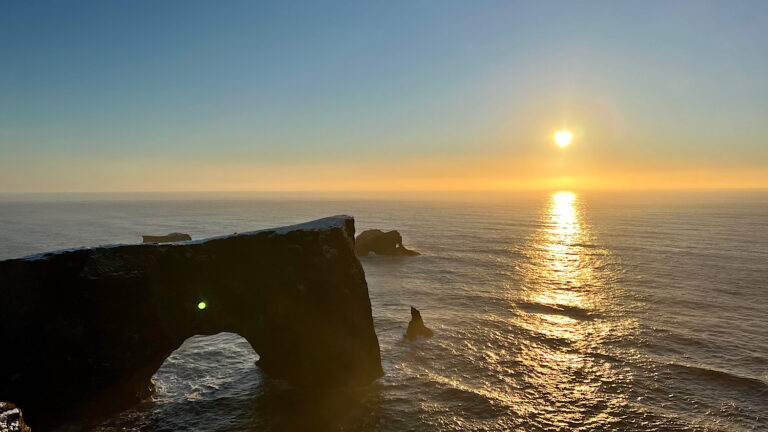 View from the Dyrholaey in Iceland. Part of the South Coast of Iceland tour by Arctic Mike Iceland.