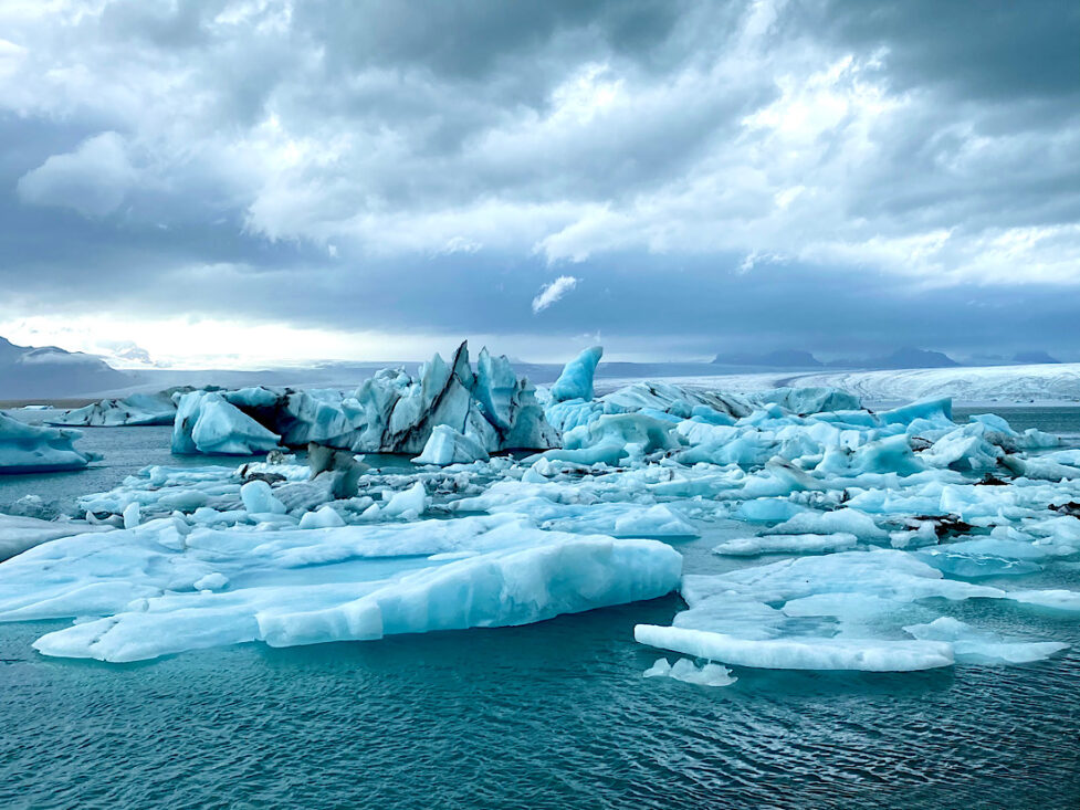 VIEW AT GLACIER LAGOON IN ICELAND. Part of one of my private tours.