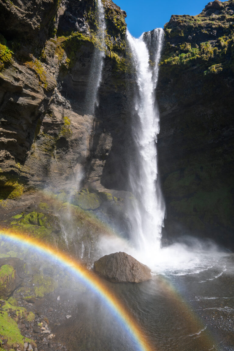 Picture of Kvernufoss Waterfall in Iceland. Part of my South Coast Tour