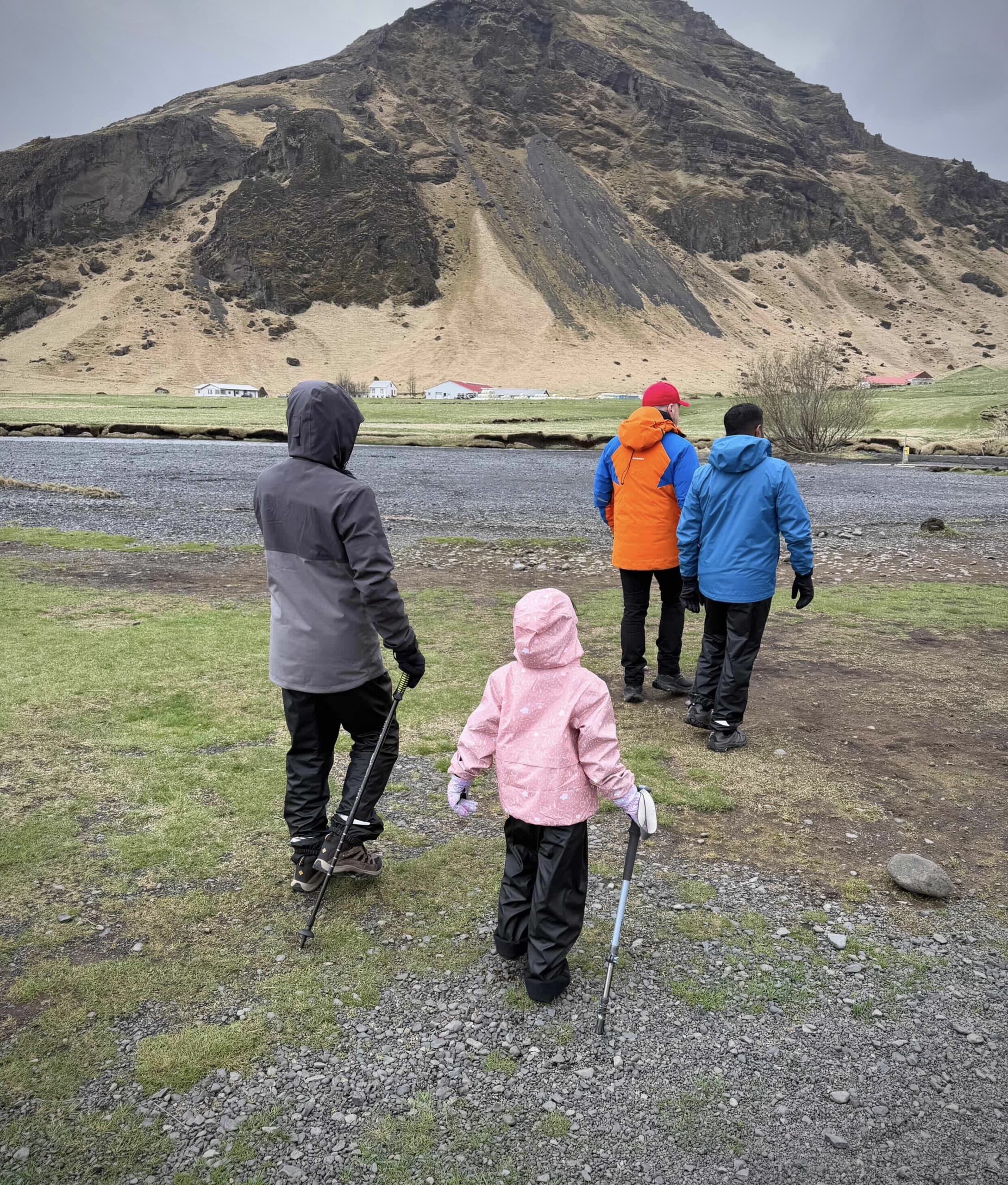 Picture with my guests on the way to Kvernufoss waterfall in Iceland. Part of my South Coast tour